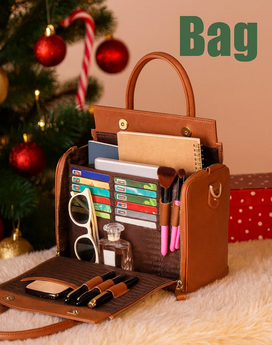 Multi-layer Tote Bag with Removable Strap