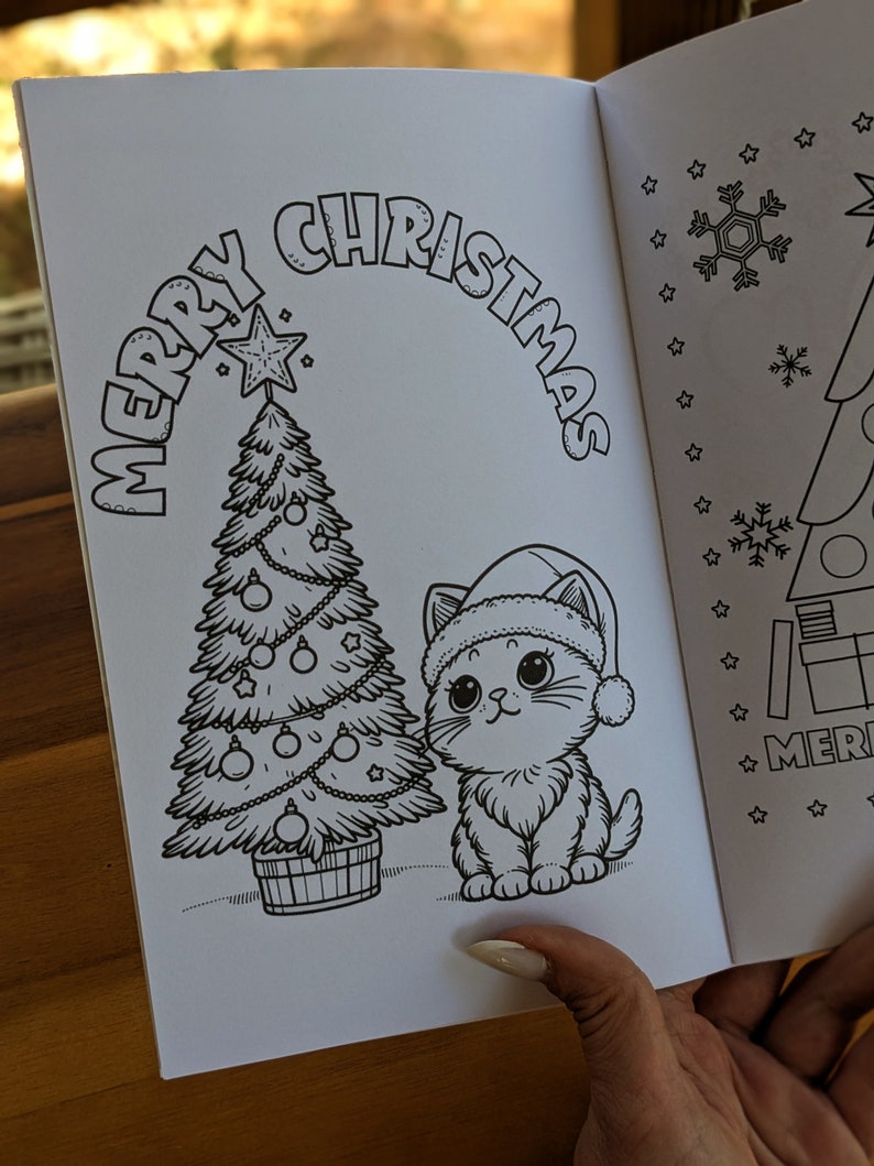 Customized Christmas Coloring Book