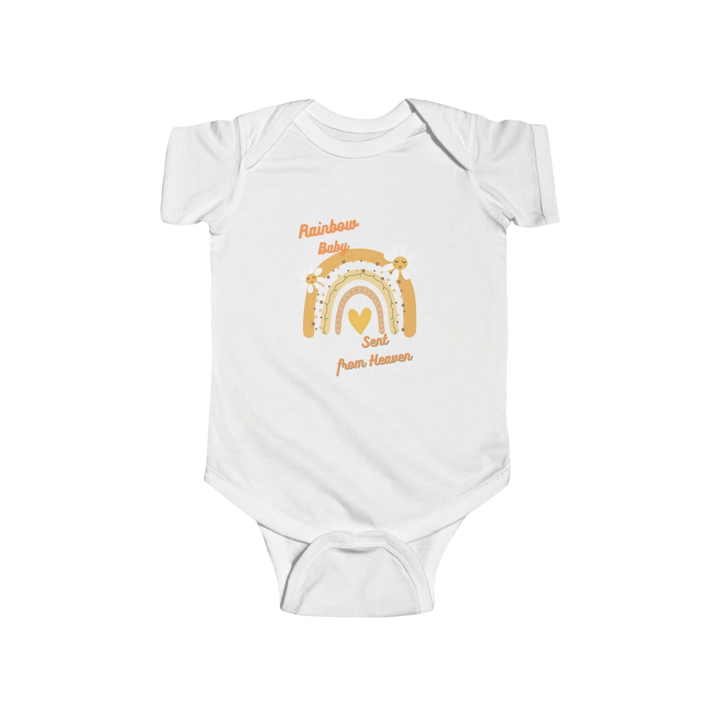 Rainbow Baby Onesie/Infant Fine Jersey Bodysuit/Baby Shower Gift/Hospital Present Outfit/Pregnancy Reveal/Mommy To Be