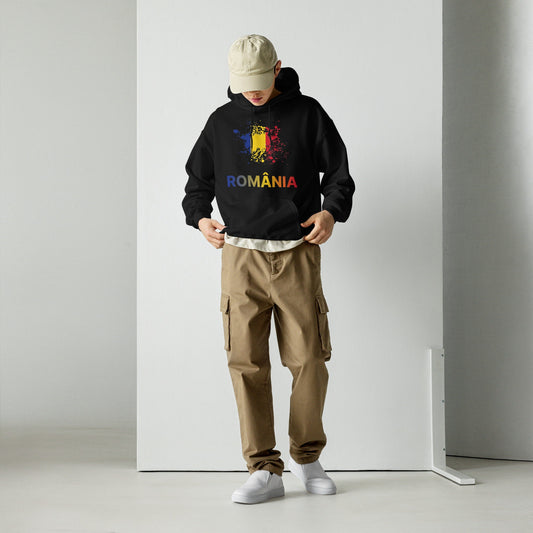 Romanian Flag Hoodie/Unisex/Romania Souvenir Gift/Birthday Present/Gifts For Her/Gifts For Him/Thank You/National Day