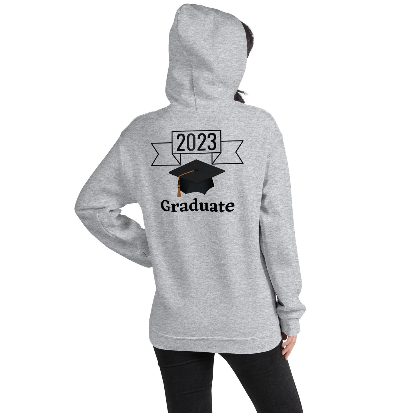 2023 Graduate Hoodie/Class Of 2023/Unisex/Graduation Day/Graduation Gift/Birthday Present/Celebrate/Congratulations Present