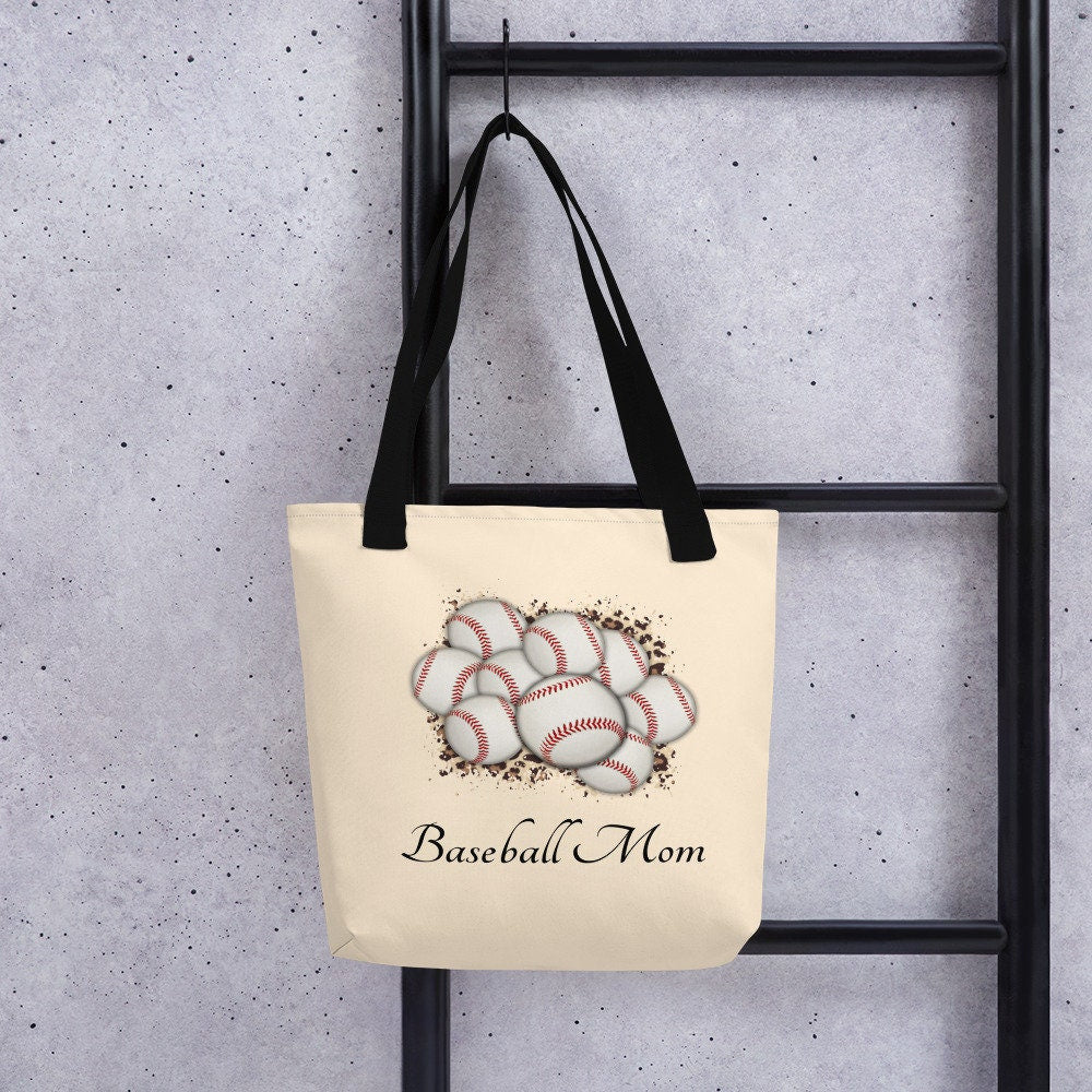 Baseball Mom Custom Tote Bag/Mother's Day Gift/Birthday Present/Wife Gift Idea/Gifts For Her/Thank You Mom/Appreciation