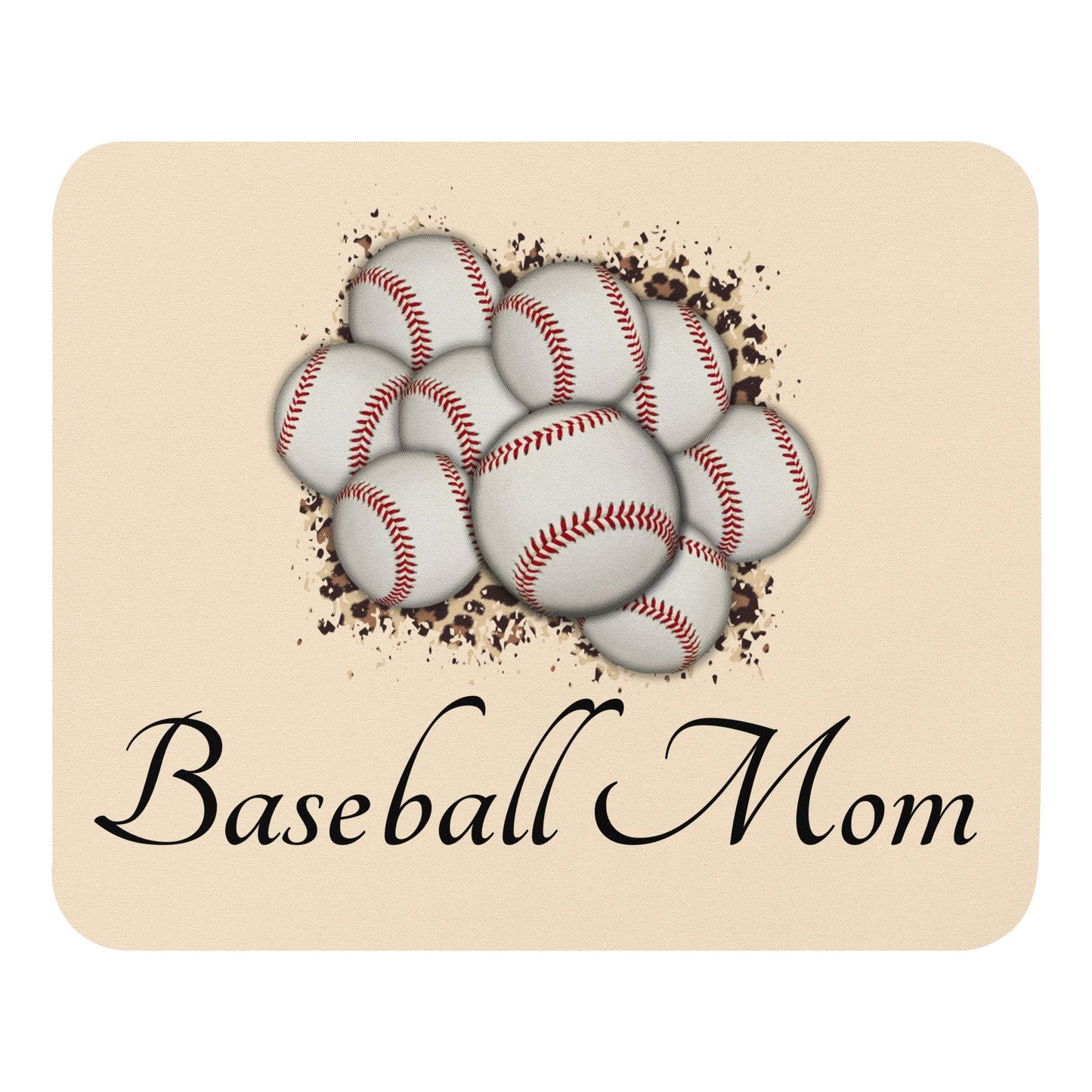 Baseball Mom Mouse Pad/Baseball Mom Gift Idea/Mother's Day Gift/Thank You Mom Present/Birthday Gift/Gifts For Her/Love You Mom