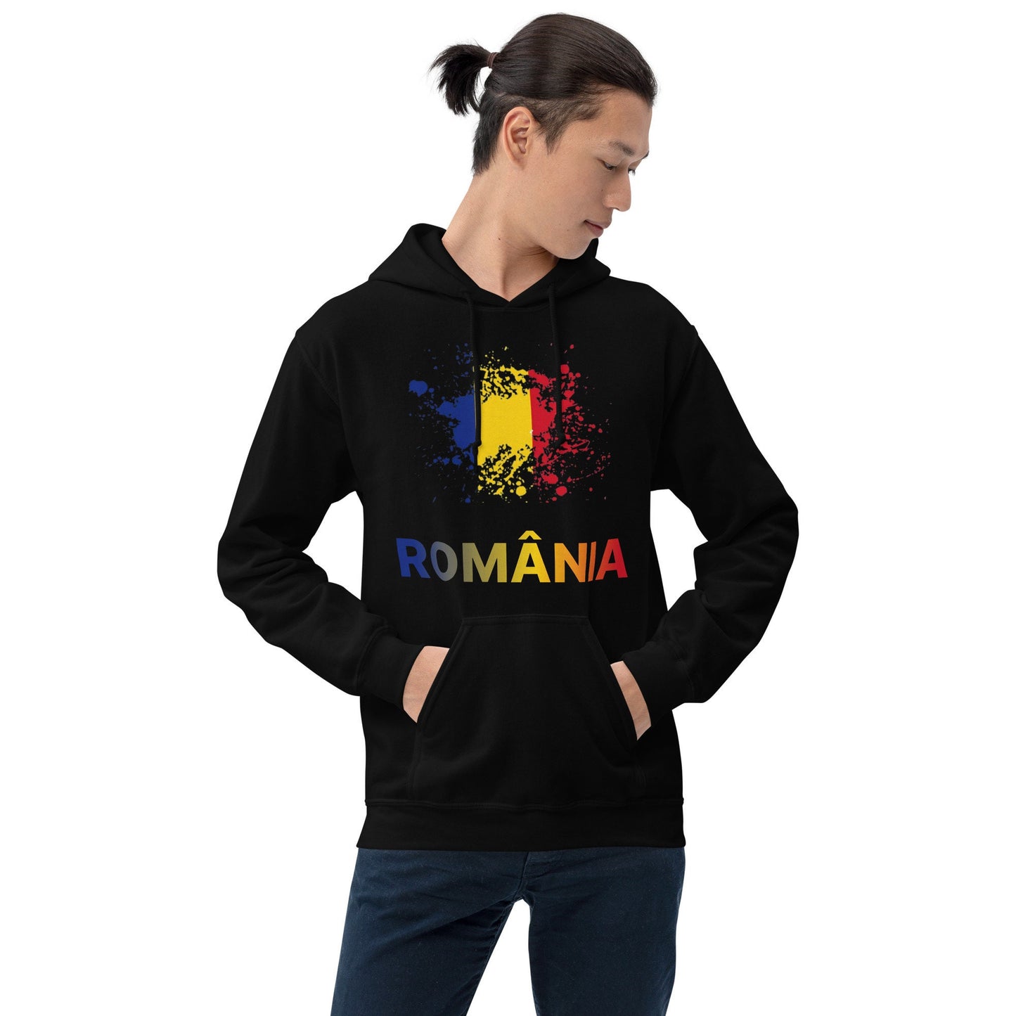 Romanian Flag Hoodie/Unisex/Romania Souvenir Gift/Birthday Present/Gifts For Her/Gifts For Him/Thank You/National Day