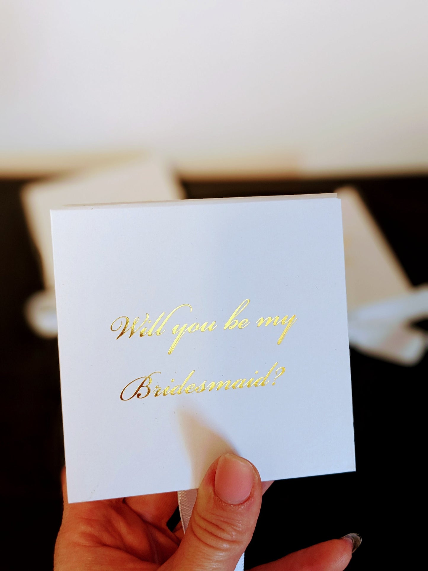 Bridesmaid Proposal Box/Jewelry Box/Will You Be My Bridesmaid/Proposal Idea/Bachelorette Party/Bride To Be/Bridal Shower