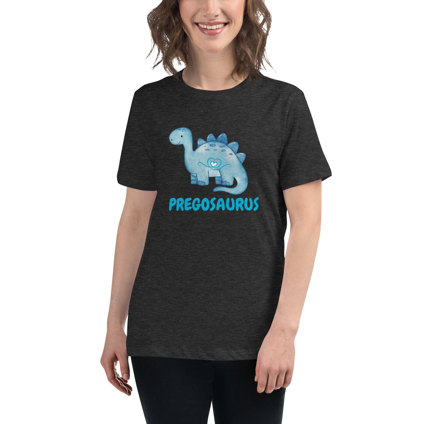 Pregnant Mama Dinosaur Customized T-shirt