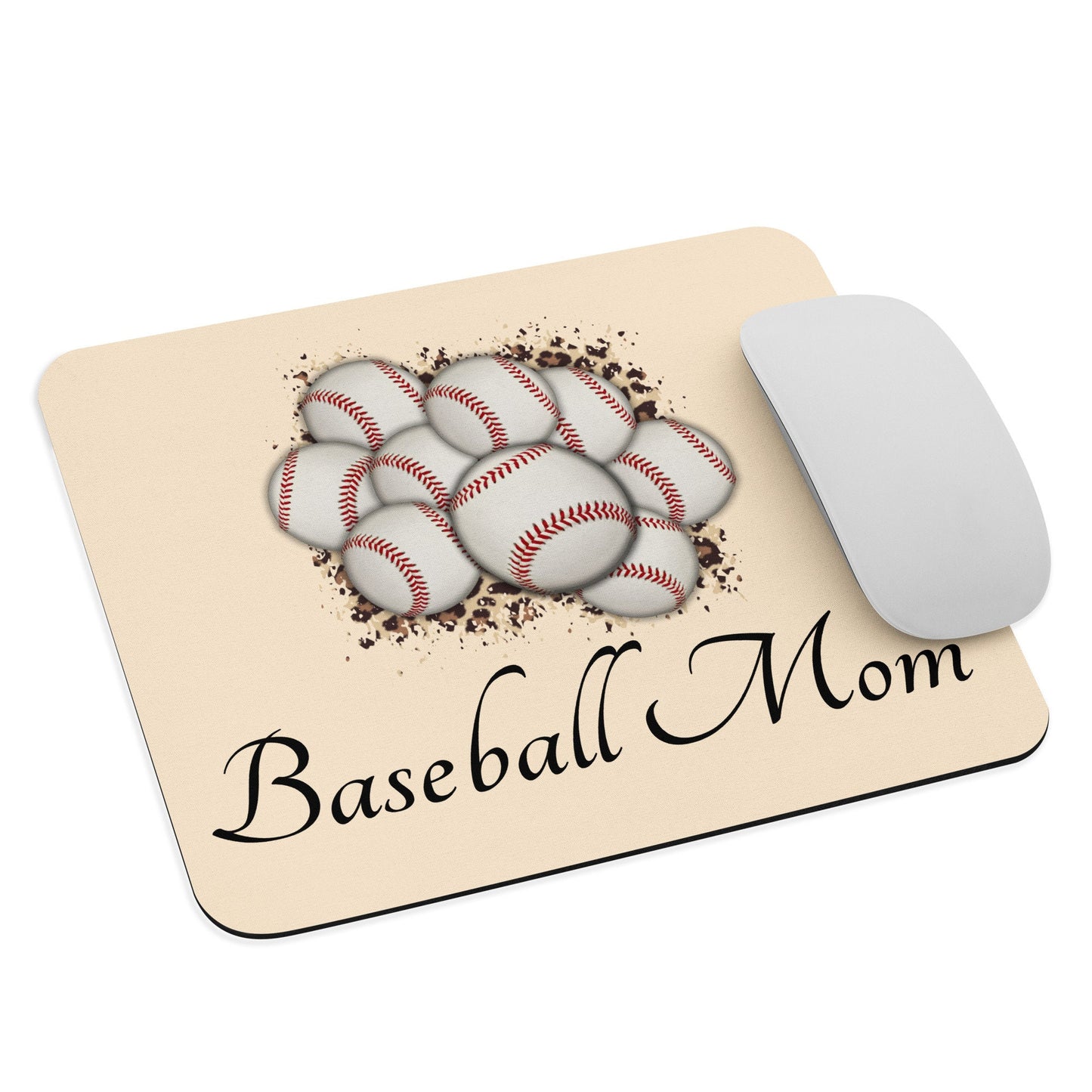 Baseball Mom Mouse Pad/Baseball Mom Gift Idea/Mother's Day Gift/Thank You Mom Present/Birthday Gift/Gifts For Her/Love You Mom