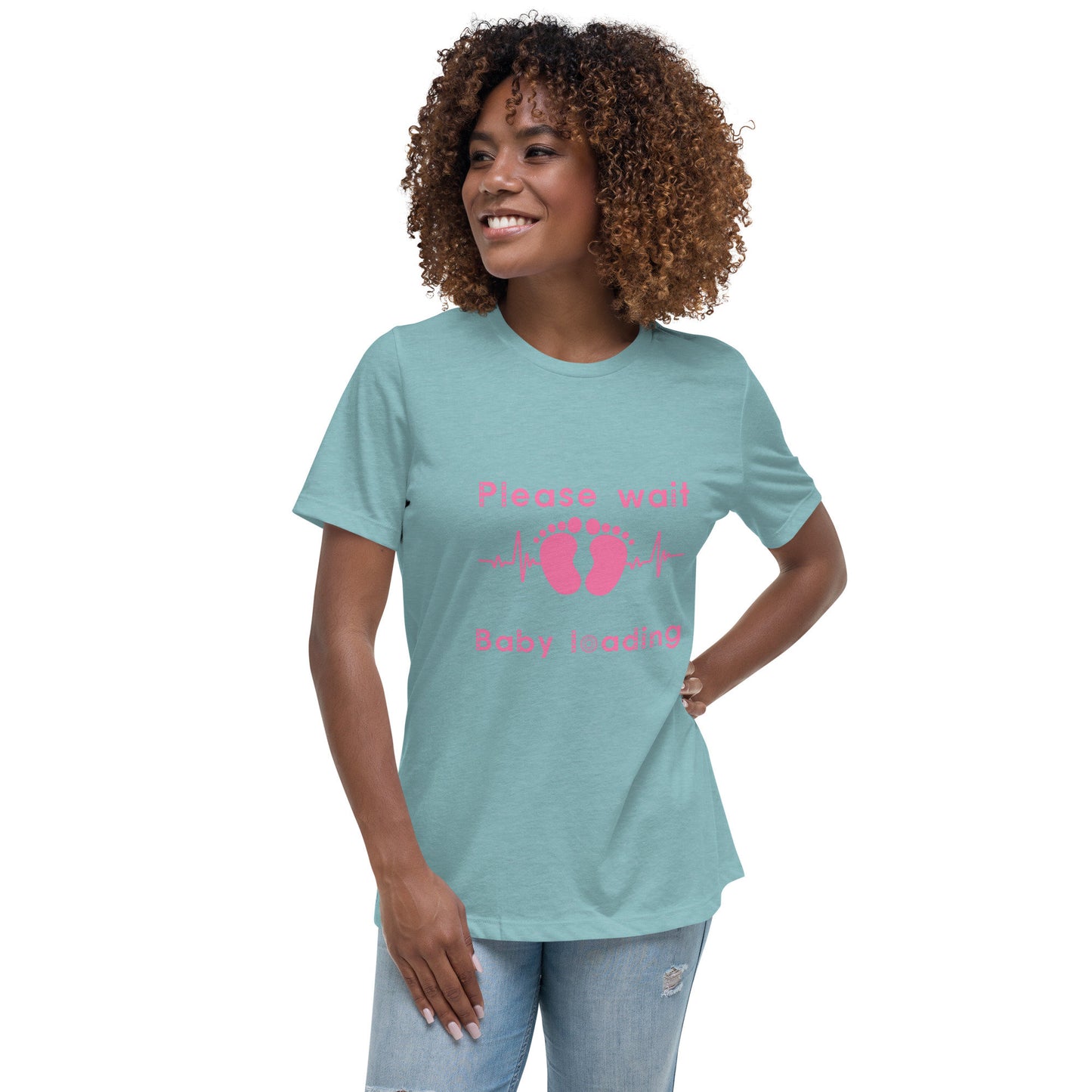 Baby Loading Pregnant Customized T-shirt/Baby Shower Shirt/Gender Reveal Outfit/It's a Girl/New Mommy/Trending Now/Gift Idea