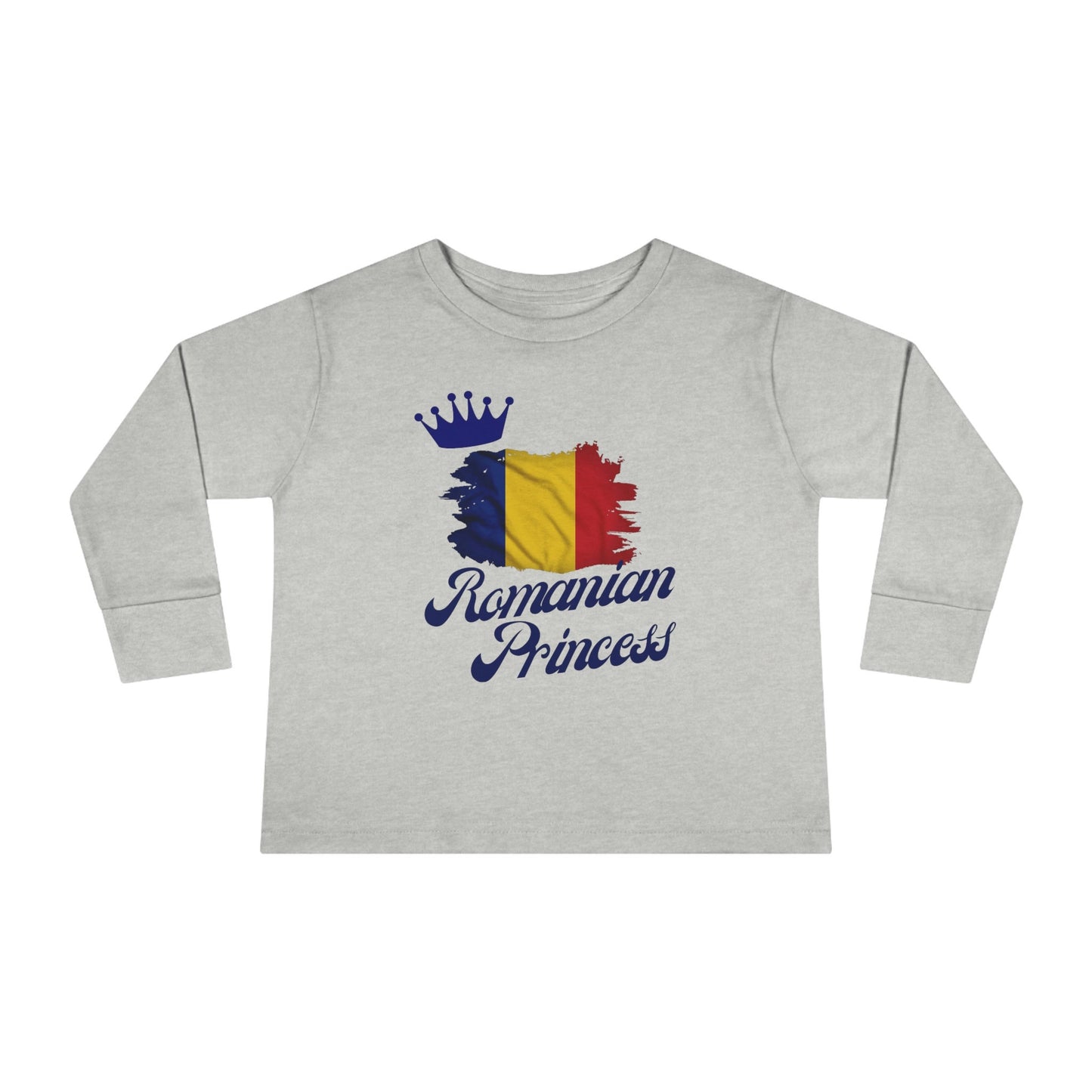 Romanian Girl Long Sleeve T-shirt/Romanian Kids/Romania Flag Souvenir Shirt/Toddler Outfit/Birthday Present/Gifts For Romanians