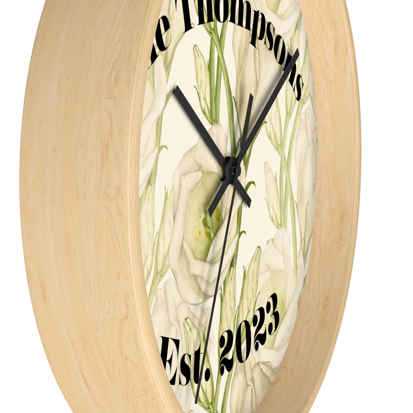 Personalized Wall Clock/Customized Name Clock/Personalized Wedding Present/Customized Wedding Gift Idea/Trending Now/New House