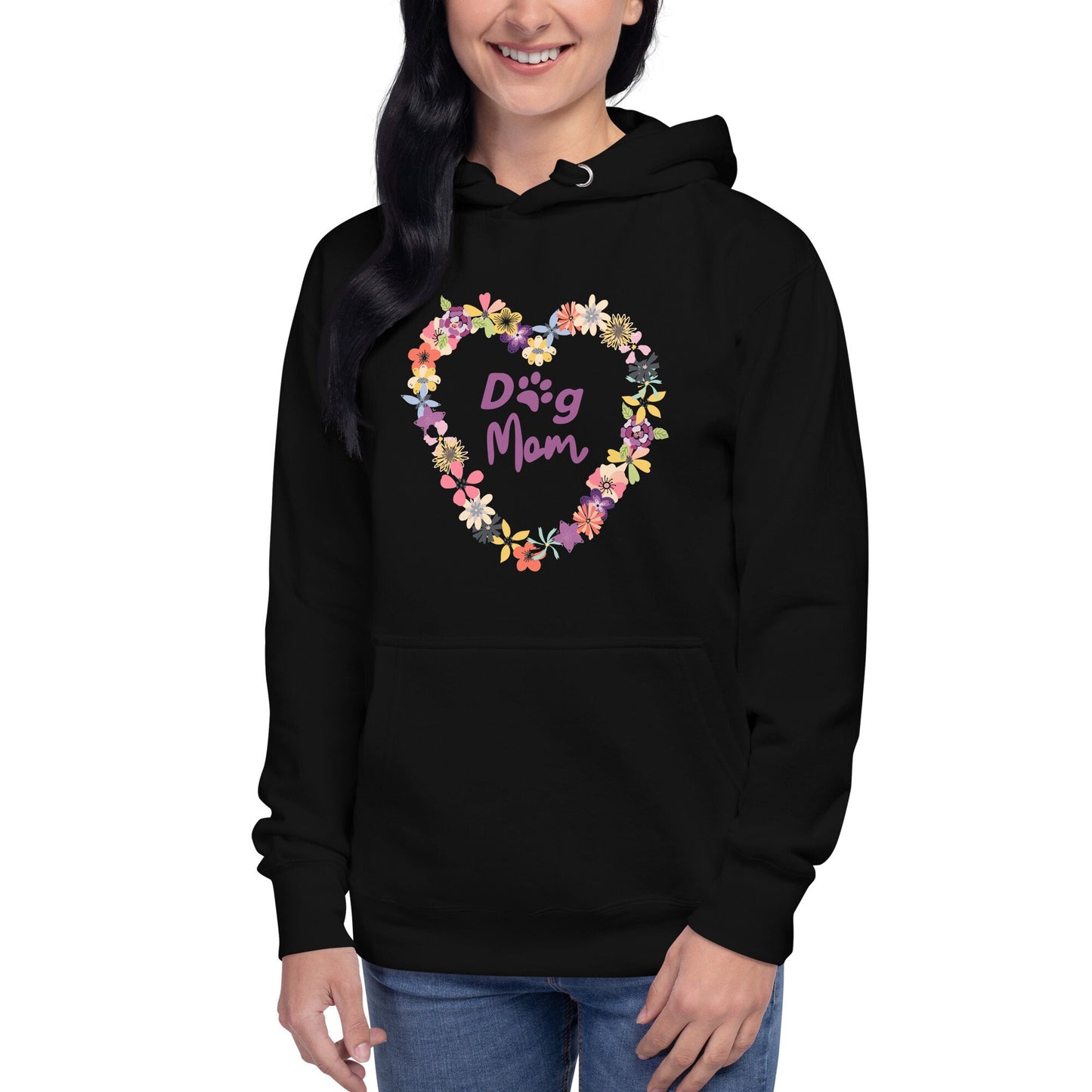 Heart Dog Mom Hoodie