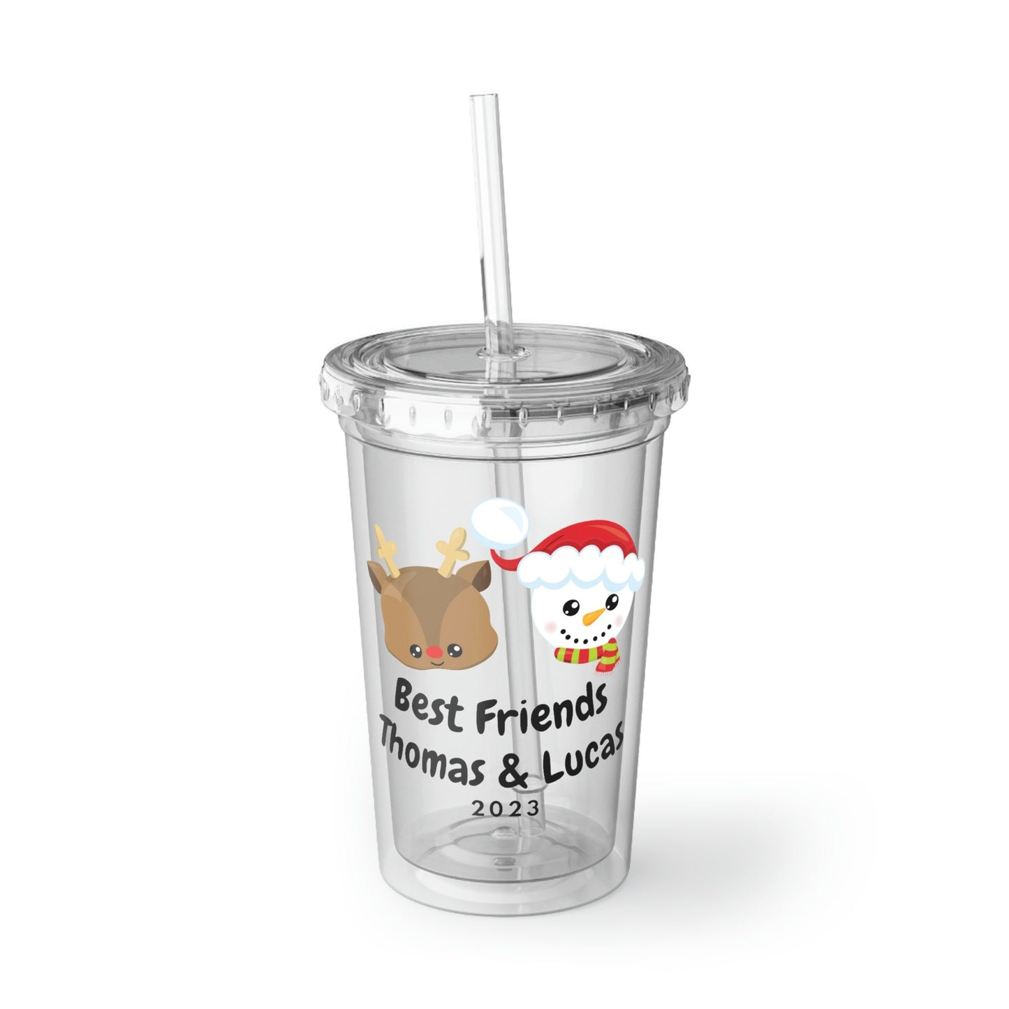 Christmas Personalized Cup/Kids Teenagers Adults Name Customized Suave Acrylic Cup/Trending Now/Christmas Gift Idea/Birthday Present