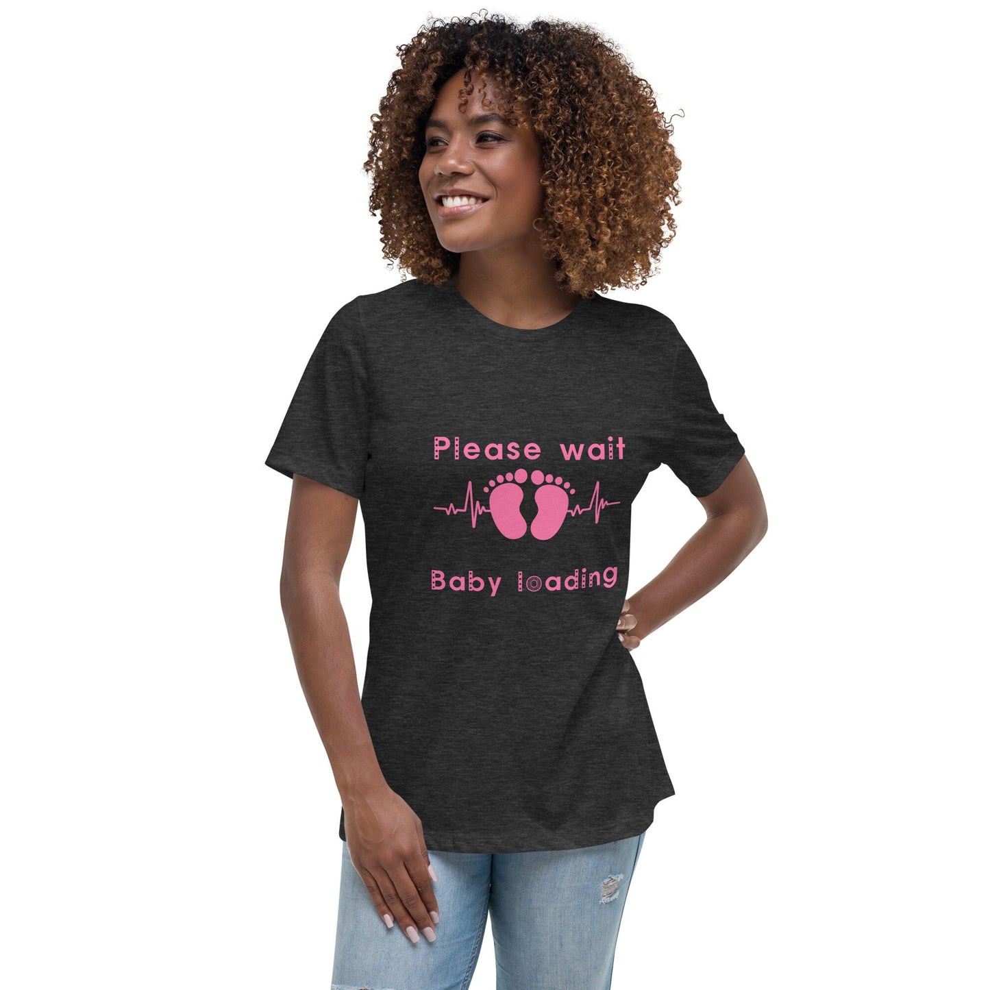 Baby Loading Pregnant Customized T-shirt/Baby Shower Shirt/Gender Reveal Outfit/It's a Girl/New Mommy/Trending Now/Gift Idea