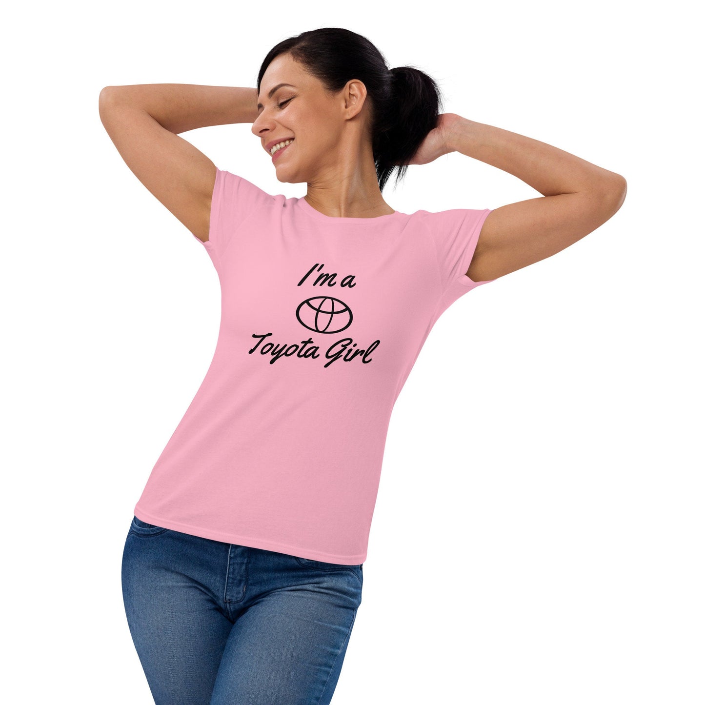 Toyota Girl Customized T-shirt/Personalized Toyota Gift/Birthday Present/Trending Now/Custom Toyota T-shirt/Funny Gift/Car Fan