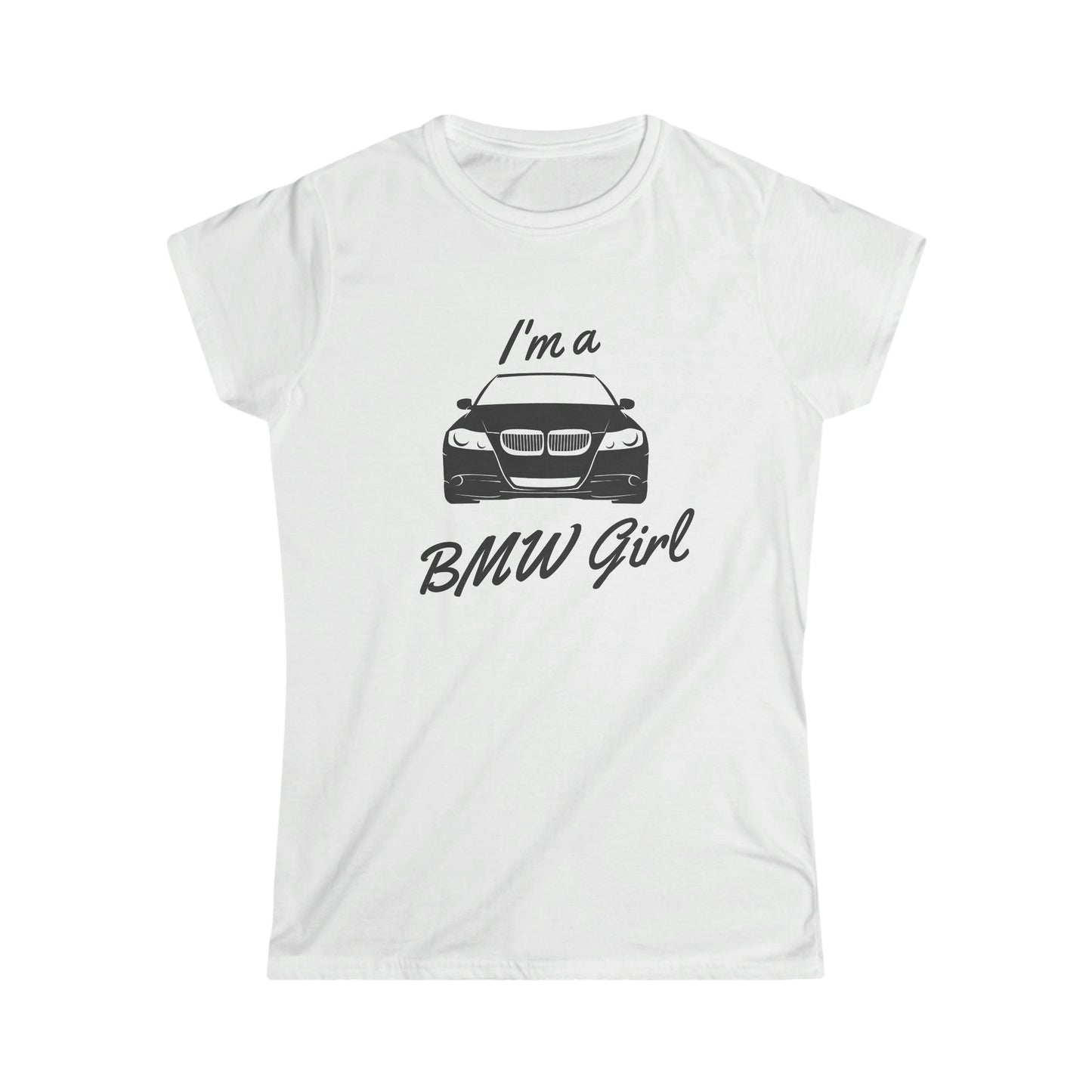 BMW Girl Customized T-shirt/Personalized BMW Softstyle Tee/Car Fans/New Car Owner/Trending Now/Birthday Gift/Driving License