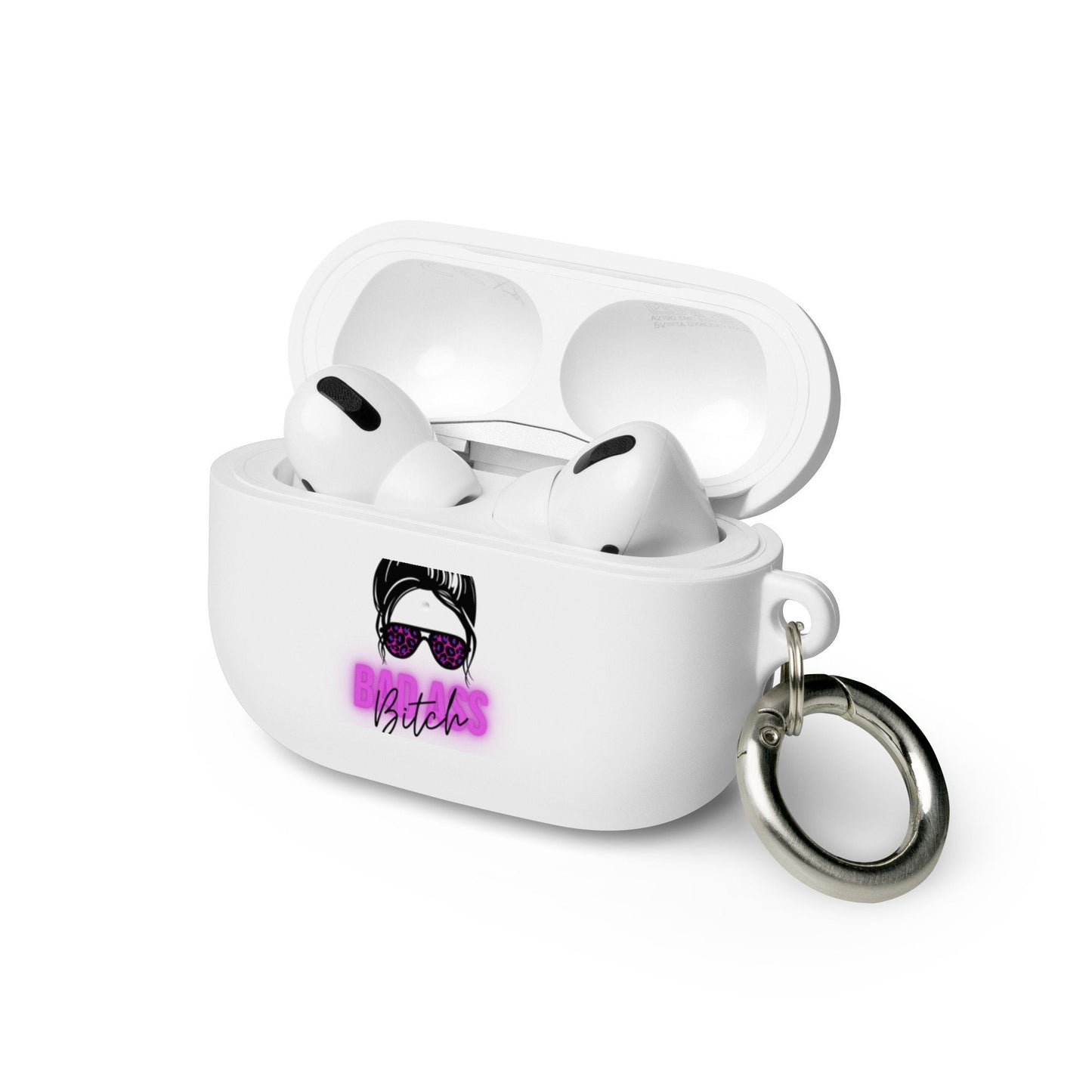 Bad Ass Bitch Rubber Case for AirPods®/Bestie Birthday Gift Idea/Customized Airpods Case/Trending Now/Customized Present Sister