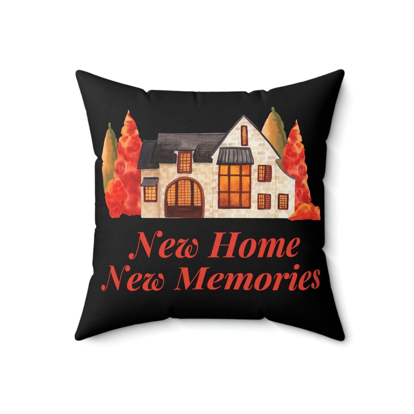 New Home Owner Customized Gift/Spun Polyester Square Pillow/Housewarming Present Idea/Gift From Realtor/Wedding Gift Idea/Birthday