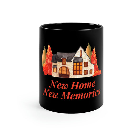 New Home Owner Personalized Gift/11oz Black Mug/New House Customized Mug/Coffee Mug/Trending Now/Wedding Gift/Bridal Shower