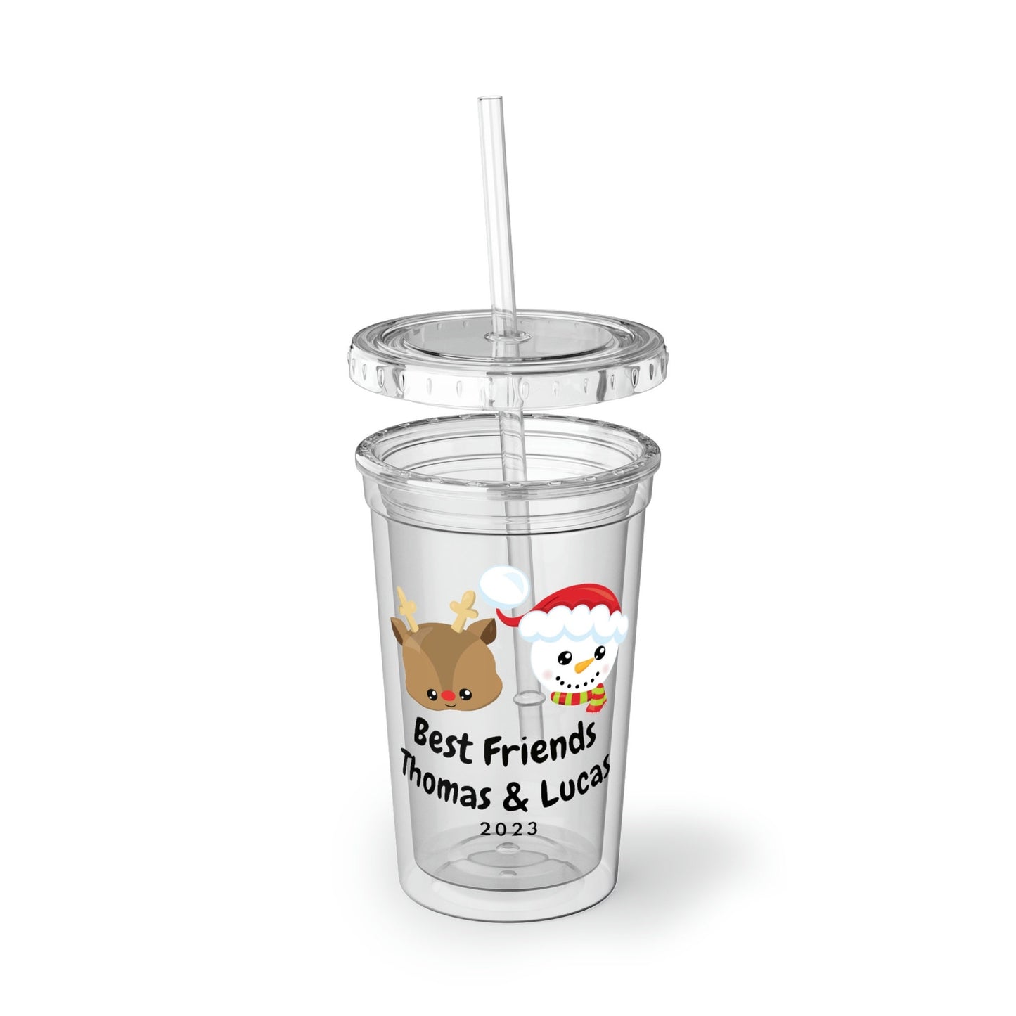 Christmas Personalized Cup/Kids Teenagers Adults Name Customized Suave Acrylic Cup/Trending Now/Christmas Gift Idea/Birthday Present