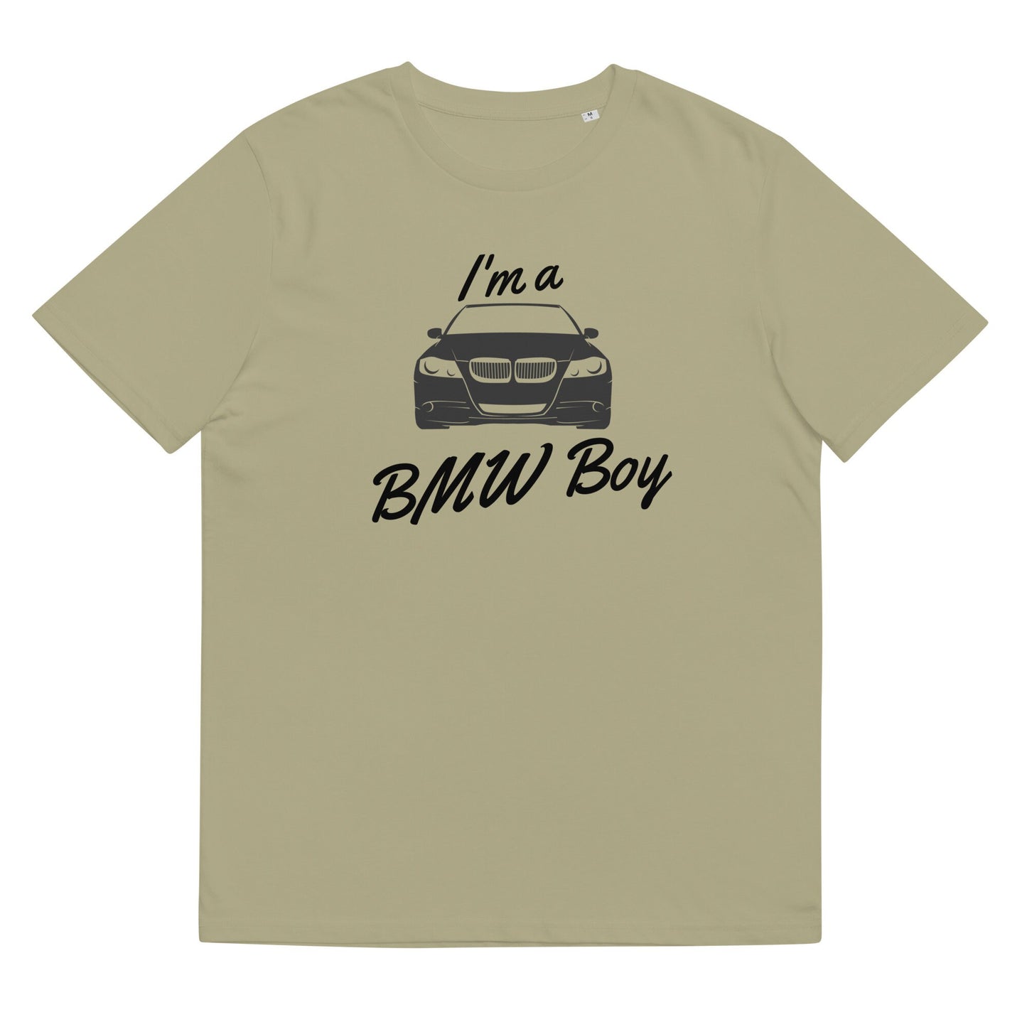 I'm a BMW Boy Unisex Organic Cotton T-shirt/BMW Fans/Car Lovers/BMW Personalized T-shirt/Bmw Customized Gift/Trending Now/Day