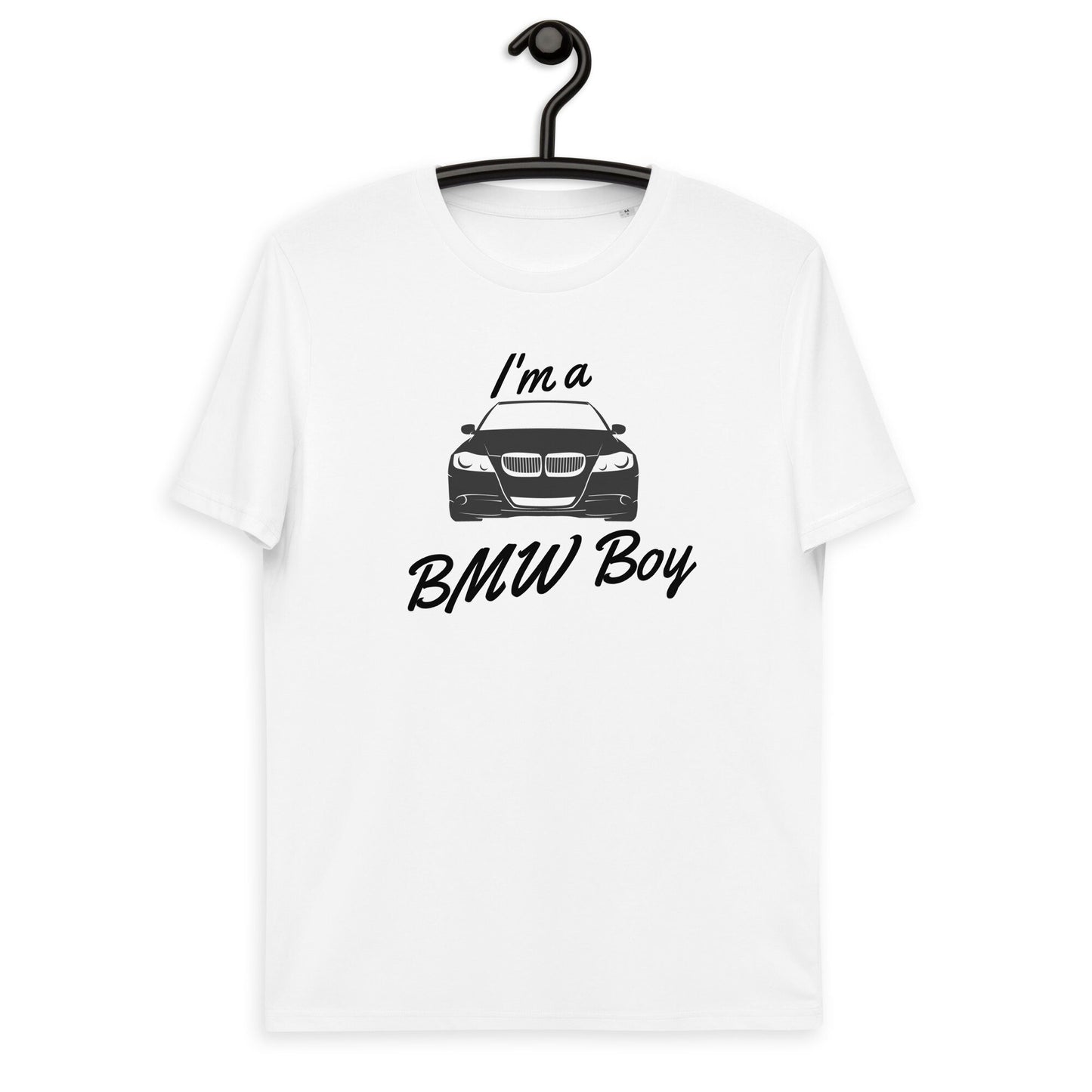 I'm a BMW Boy Unisex Organic Cotton T-shirt/BMW Fans/Car Lovers/BMW Personalized T-shirt/Bmw Customized Gift/Trending Now/Day