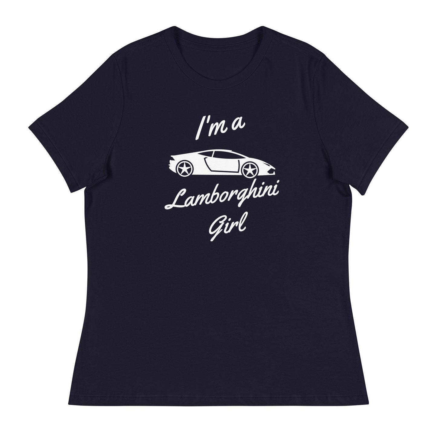 Lamborghini Girl Personalized T-shirt/Trending Now/Lamborghini Fan/Personalized Present Idea/Custom New Car Gift/Birthday Gift