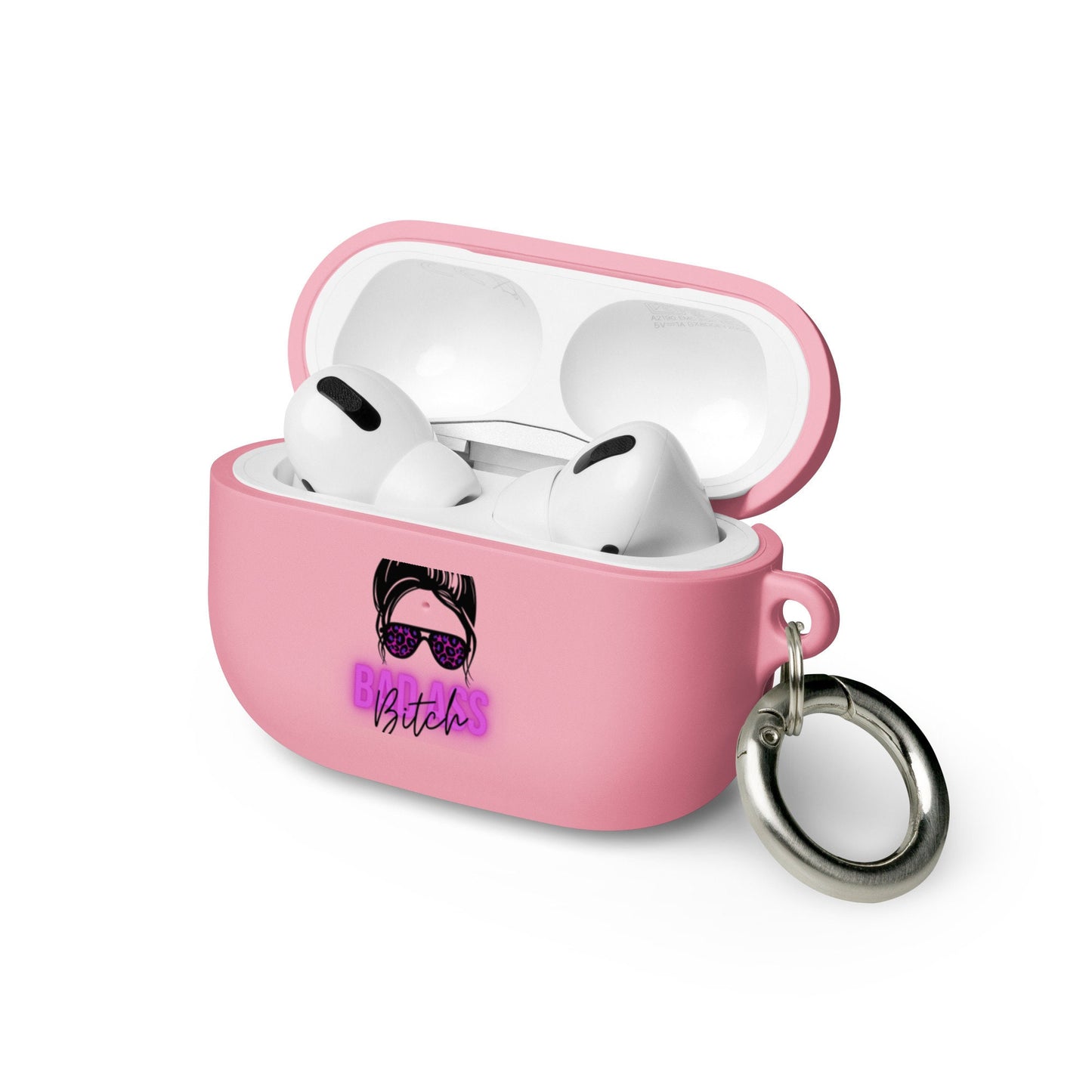 Bad Ass Bitch Rubber Case for AirPods®/Bestie Birthday Gift Idea/Customized Airpods Case/Trending Now/Customized Present Sister