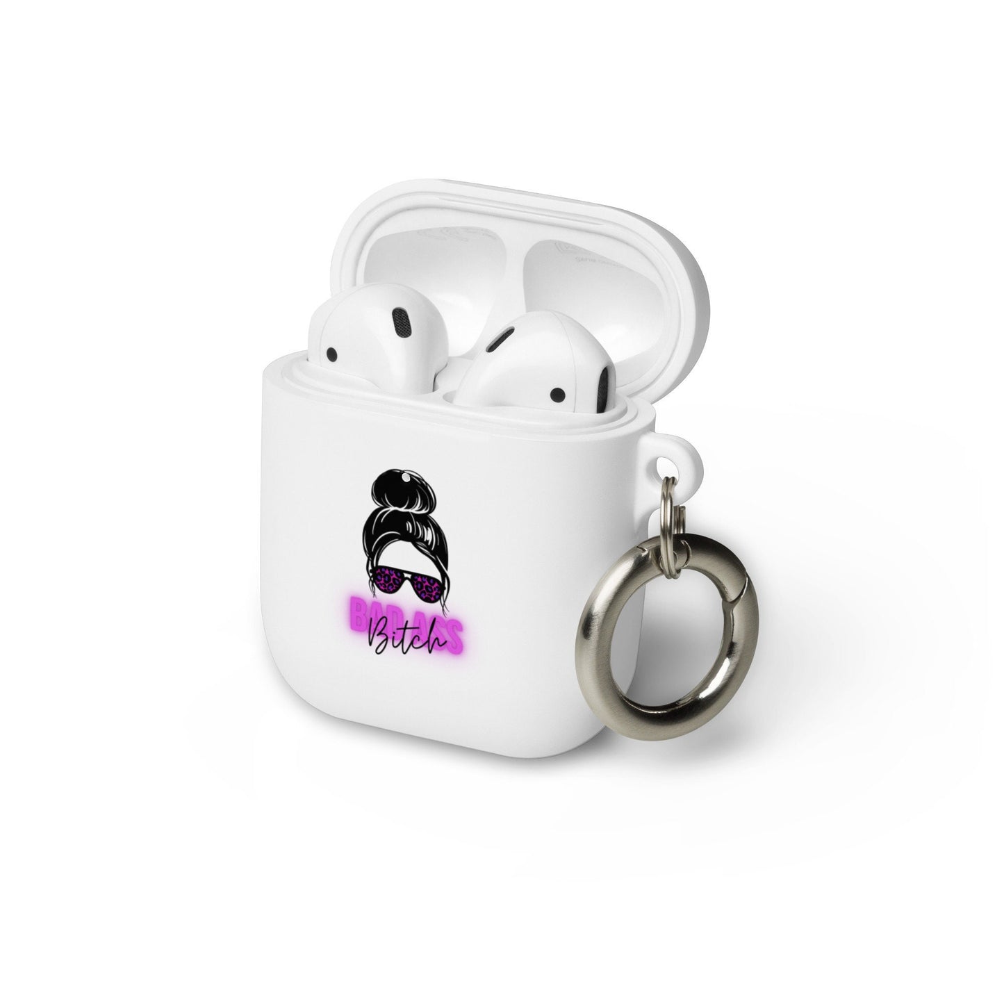 Bad Ass Bitch Rubber Case for AirPods®/Bestie Birthday Gift Idea/Customized Airpods Case/Trending Now/Customized Present Sister