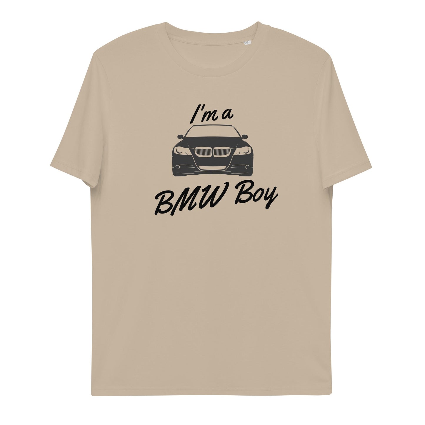 I'm a BMW Boy Unisex Organic Cotton T-shirt/BMW Fans/Car Lovers/BMW Personalized T-shirt/Bmw Customized Gift/Trending Now/Day