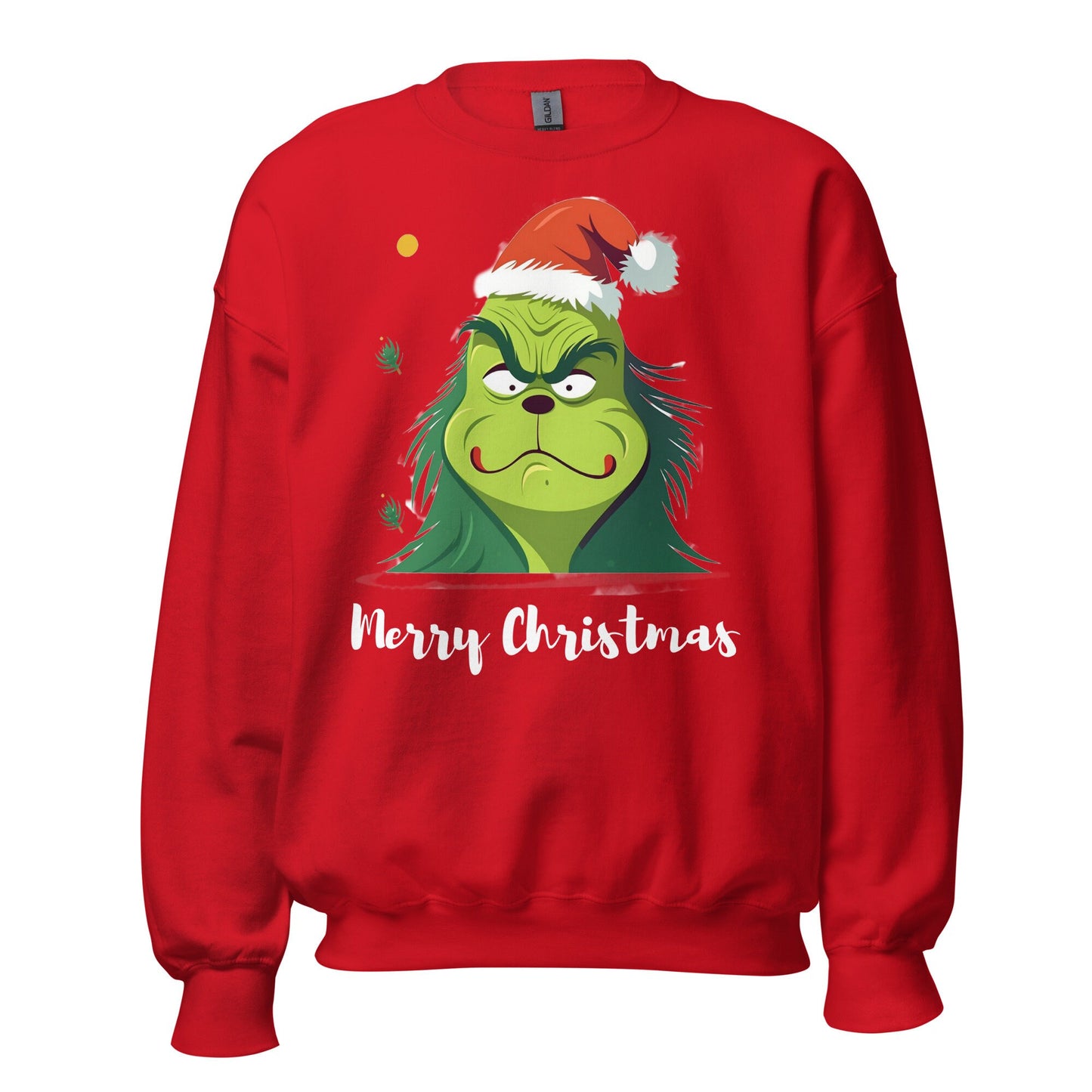 Christmas Sweatshirt/Grinch Unisex Sweatshirt/Christmas Party Outfit/Secret Santa Gift Idea/Best Friend Grinch Christmas Present