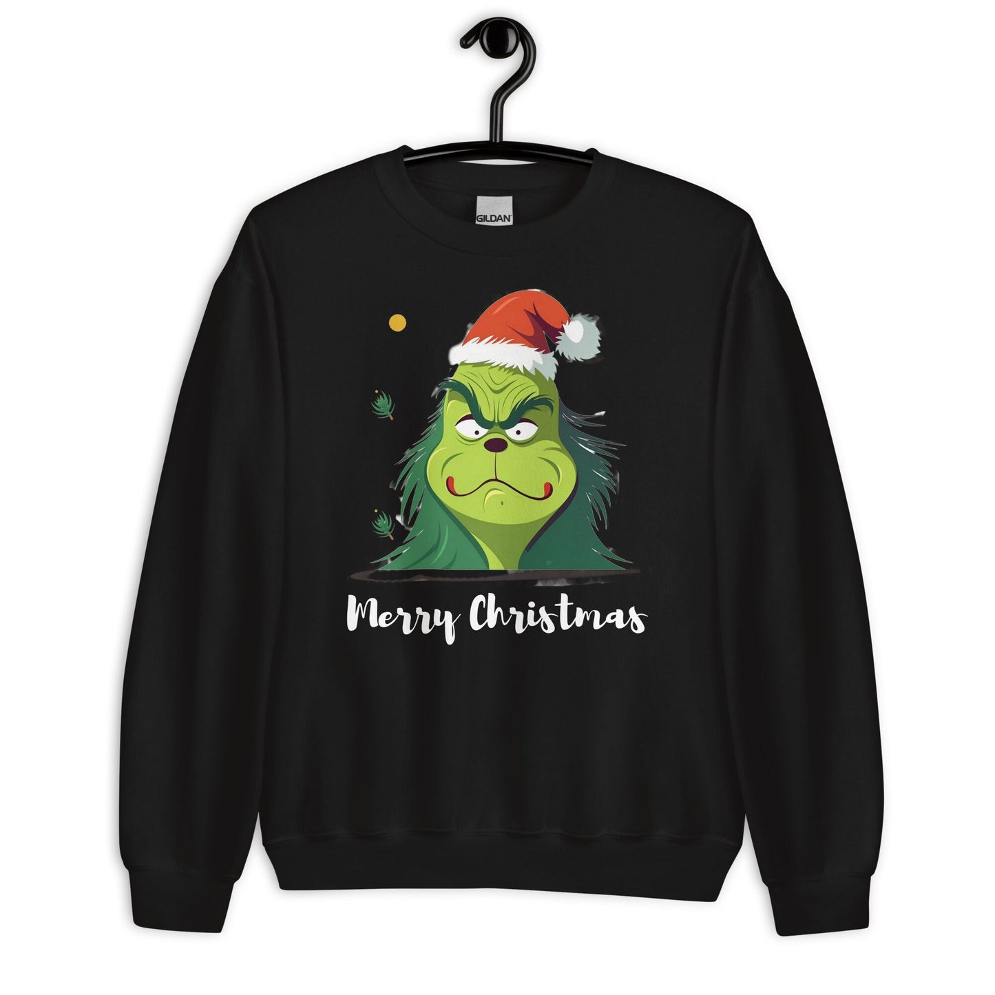 Christmas Sweatshirt/Grinch Unisex Sweatshirt/Christmas Party Outfit/Secret Santa Gift Idea/Best Friend Grinch Christmas Present