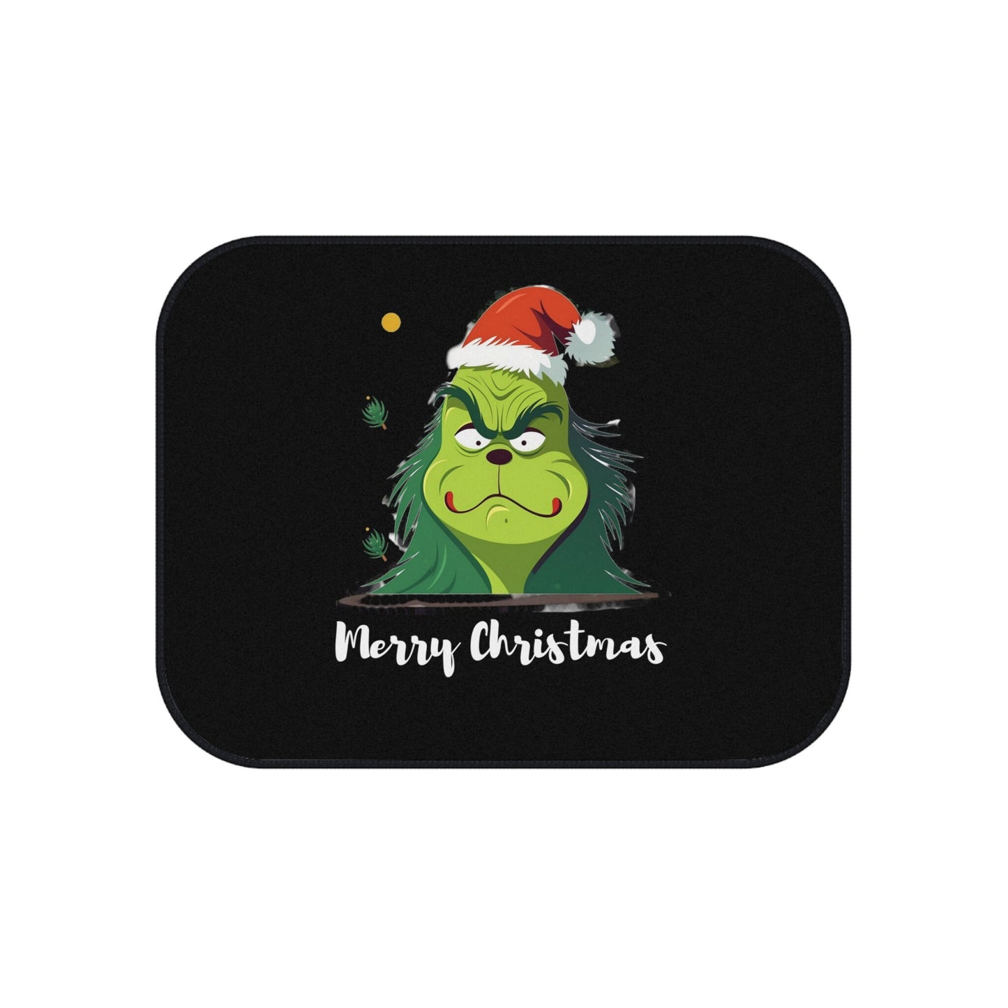 Personalized Car Mats (2x Rear)/Christmas Customized Car Mats/Grinch Holiday Car Decoration/Grinch Theme Trending Now/Secret Santa