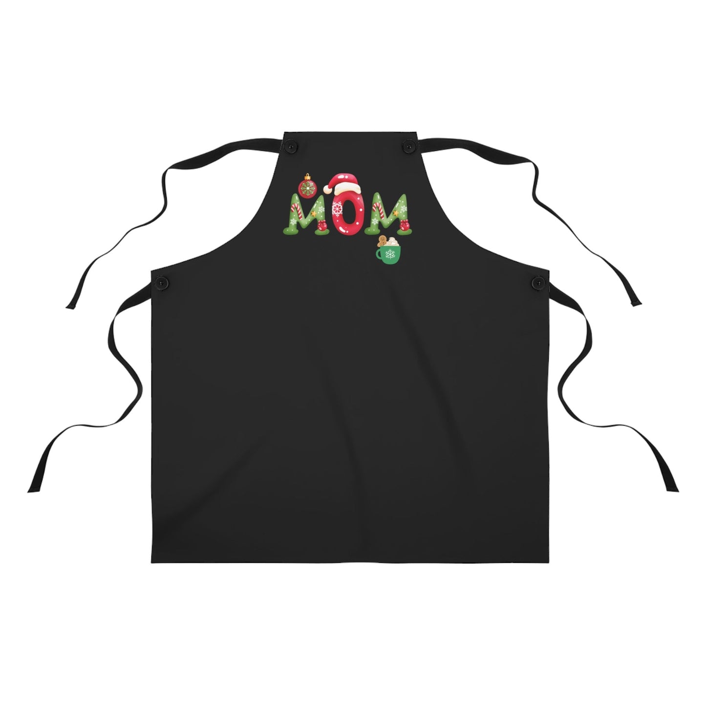 Mom Personalized Apron/Mom Customized Christmas Apron Trending Now/Birthday Gift/Secret Santa Present Idea/Mommy To Be Baby Shower