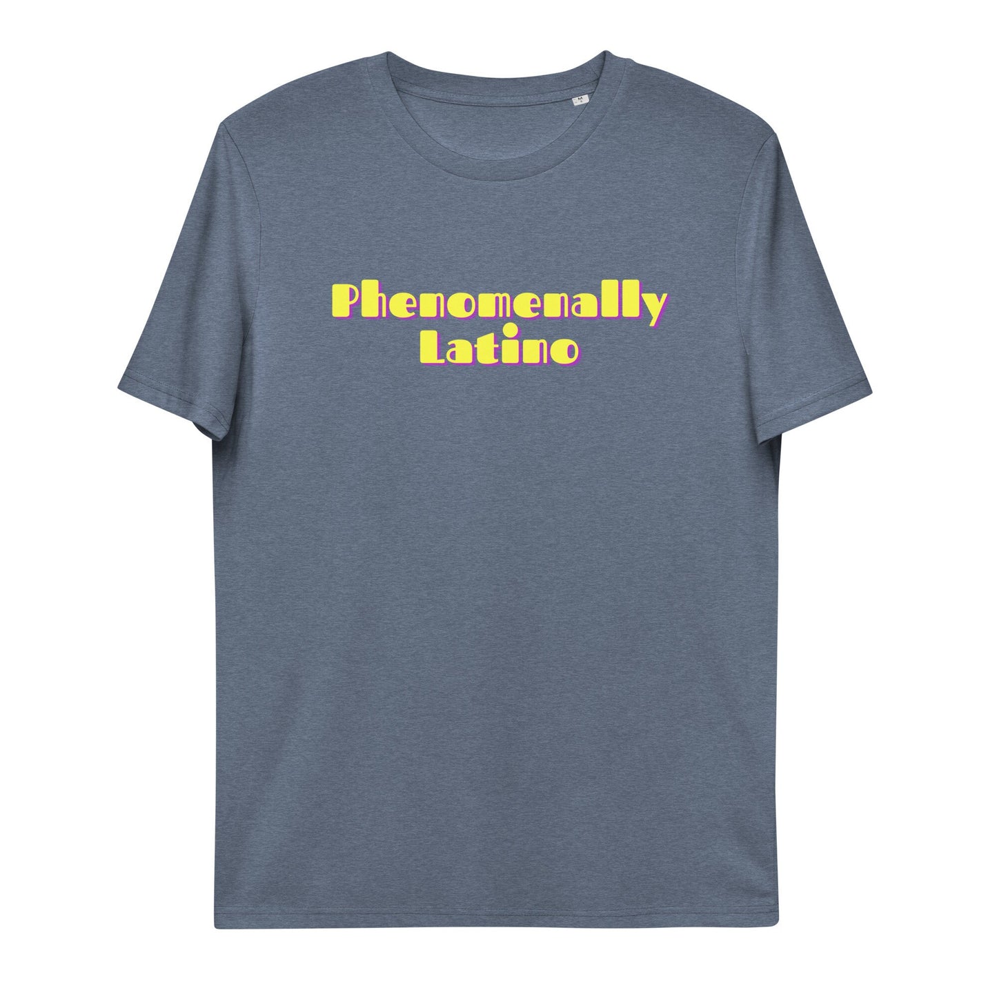 Latino Customized T-shirt/Phenomenally Latino Unisex Organic Cotton Shirt/Latino Friends Christmas Present Idea/Secret Santa Funny