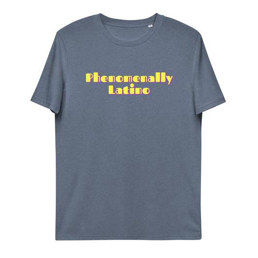 Latino Customized T-shirt/Phenomenally Latino Unisex Organic Cotton Shirt/Latino Friends Christmas Present Idea/Secret Santa Funny