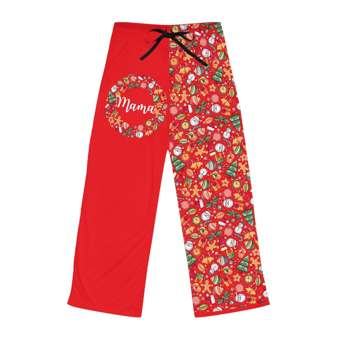 Mama Christmas Pajama/Mama Customized Pajama Pants/Family Christmas Matching Outfit Idea/Best Mom Christmas Present Decor Lovers Trend