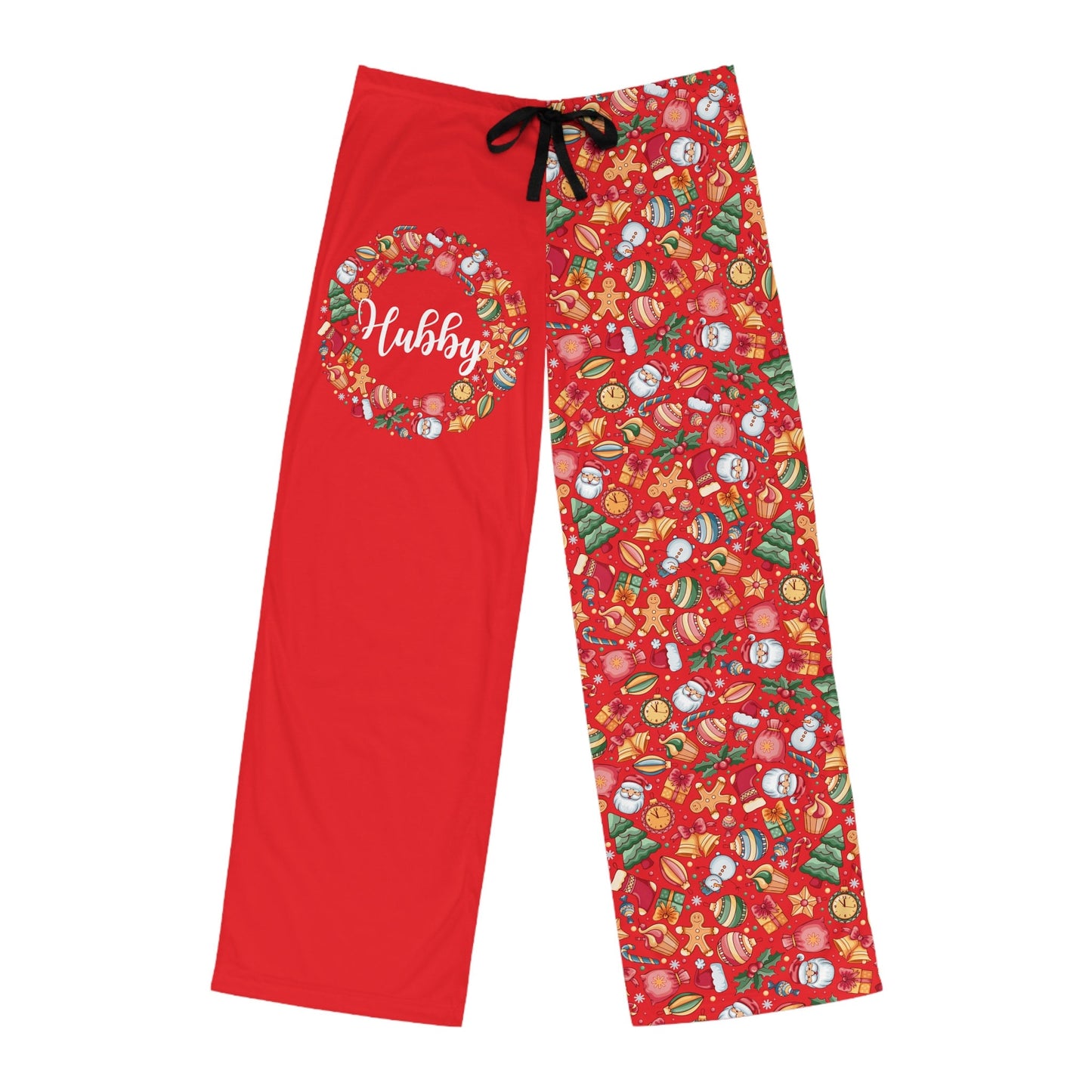 Husband Christmas Pajamas/Hubby Christmas Pajama Pants Gift Idea/First Christmas Married Wedding Present/Wifey And Hubby Matching